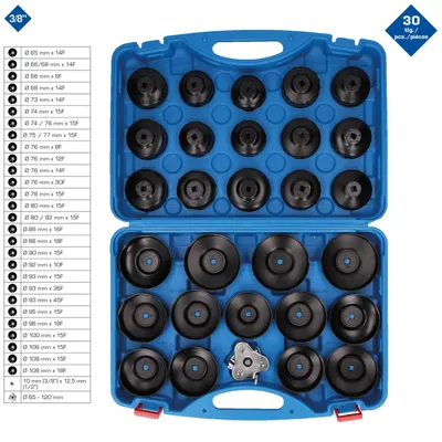 Obrázok produktu pre Brilliant Tools Ölfilterschlüssel-Satz 30-tlg BT711050