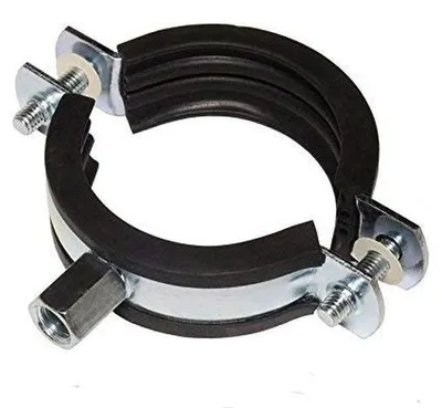 Immagine prodotto di 10 fascette stringitubo in acciaio zincato - 74-80 mm