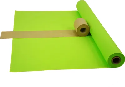 Produktbild von Sensalux Kombi-Set 1 Tischdeckenrolle 1m x 25m apfelgrün + Tischläufer 15cm beige