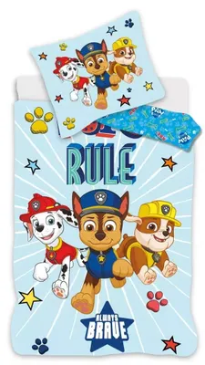 Zdjęcie produktu dla Zestaw pościeli dziecięcej Paw Patrol Brave 100×140 cm, 40×45 cm