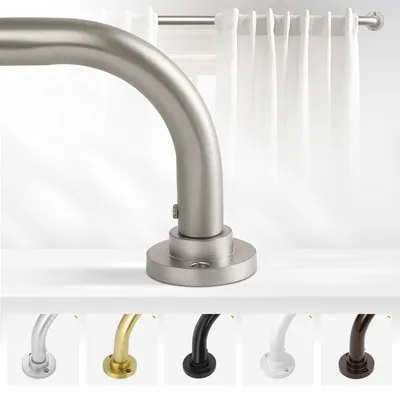 Zdjęcie produktu dla TANGWIN, zasłony zaciemniające, drążki: 121,9 - 228,6 cm. Zapewniają zaciemnienie i są trwałe