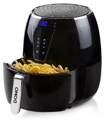 Zdjęcie produktu dla Domo DO532FR, Frytkownica na gorące powietrze, 4 l, 1,2 kg, 80 °C, 200 °C, Pojedyńczy