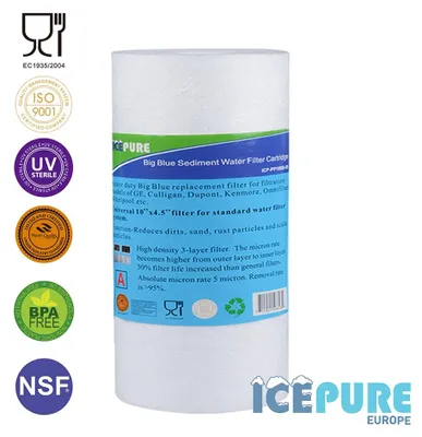 Immagine prodotto di Alapure 10inch grande filtro blu per sedimenti 5 micron ALA-PP10BB-05