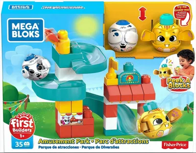 Produktbild von Mattel GKX70 Mega Bloks Vergnügungspark First Builders