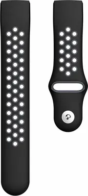 Zdjęcie produktu dla Bransoleta silikonowa – Opaska sportowa – Fitbit Charge 3 & 4 – Rozmiar M/L – Czarny/Szary