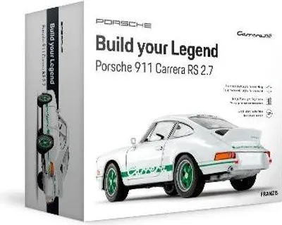 Image de Kit de construction Franzis Build your Legend Porsche 911 Carrera RS 2.7 67267 Blanc 21 x 10 x 11 cm