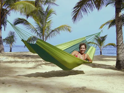 Produktbild von Amazonas Silk Traveller Hängematte green-green