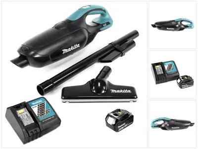 Immagine prodotto di Aspiratore a batteria Makita DCL 182 RM1 B 18 V nero + 1x batteria 4,0 Ah + caricabatterie