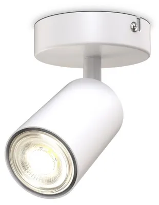 Image de B.K.Licht I spot plafond I pivotant I orientable I GU10 I blanc mat I livré sans ampoule