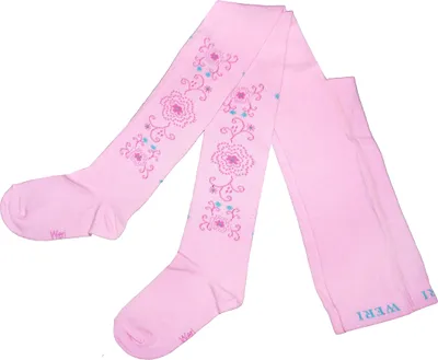 Produktbild von Kinderstrumpfhosen für Mädchen aus Baumwolle Frühling Rosa Größe 80-86