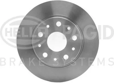Produktbild von 2x HELLA 8DD 355 106-381 Bremsscheibe Hinterachse