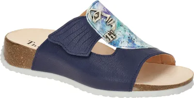 Produktbild von Think MIZZI Damenschuhe - bequeme Pantoletten blau Freizeit NEU