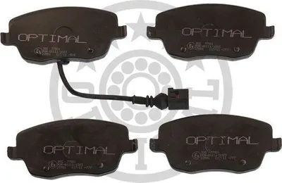 Produktbild von OPTIMAL Bremsbeläge Satz Vorne Bremsklötze für VW POLO (9N) BP-77501
