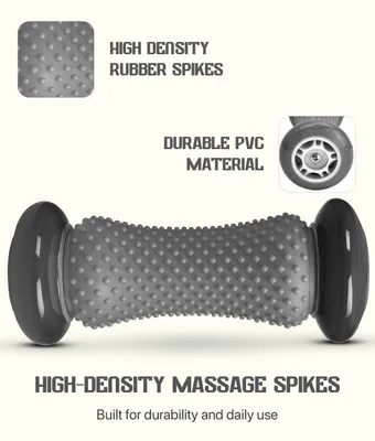 Produktbild von Fußmassageballroller mit Noppenball, zur Schmerzlinderung bei Plantarfasziitis, inklusive Akupressur, für die