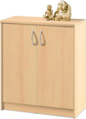Produktbild von Kommode Schrank Standschrank Anrichte Beistellschrank Holzschrank "Olli I" Buche