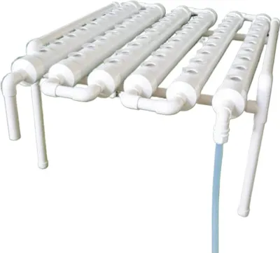 Produktbild von Hydroponická sada pro zeleninu Listová zelenina PVC Hydroponické trubky Hydroponie zeleniny 54 umístění 6 trubek Rostlinný nástroj pro zeleninu Domů, zahrada a kancelář