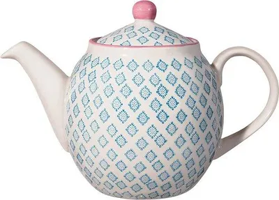 Zdjęcie produktu dla Ceramiczny czajnik, niebieski