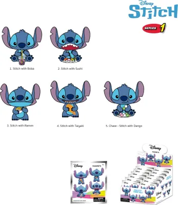 Produktbild von Lilo & Stitch Relief-Magnete Stitch Series 1 Display (12)