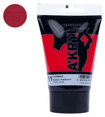 Produktbild von Renesans A'kryl 100 Acrylfarbe Karmin 100ml