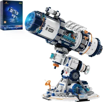 Produktbild von Space Telescope Klemmbausteine Bausätze, Weltraumerkundungsteleskop Bausätze