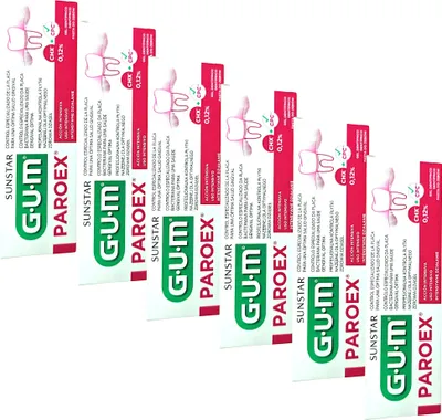 Produktbild von 6x GUM Paroex 0,12% CHX  Zahnpasta 6x 75 ml