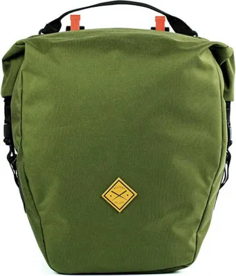 Produktbild von Wasserdichte Fahrradtasche für Gepäckträger 22L olivgrün
