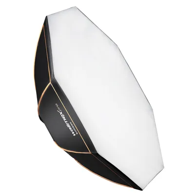 Obrázek produktu pro Walimex pro Octagon Softbox Orange Line 90, Černá, Bílá, Hliník, Bavlna, PVC, 1,42 kg, 335 mm, 900 mm, 900 mm