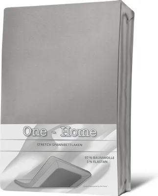 Produktbild von Spannbettlaken 90x200 cm - 100x200 cm silber Elasthan Stretch Weiche Bettlaken