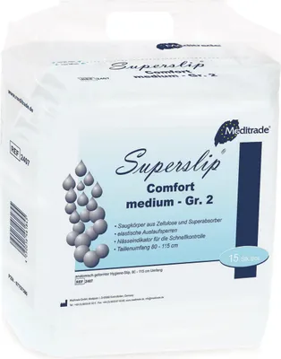 Produktbild von 90 Superslip Comfort - Inkontinenzslip - Gr. M - Einmalunterwäsche