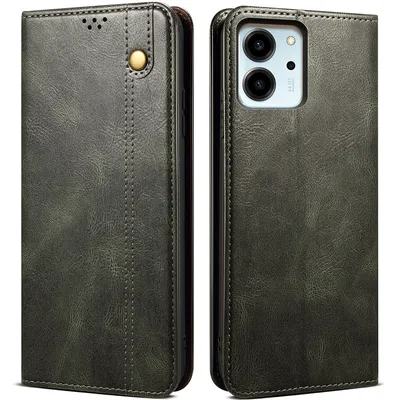 Obrázek produktu pro Pouzdro pro Honor 80 SE, kožené flip pouzdro peněženka s funkcí stojánku zelené