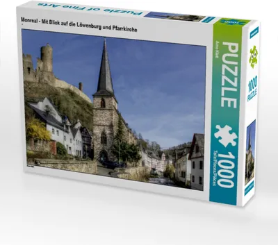 Produktbild von Calvendo Monreal - Mit Blick auf die Löwenburg und Pfarrkirche 1000 Teile Puzzle quer 640x480mm, Klatt Arno; 7374142