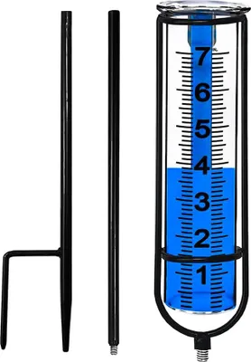 Image de Pluviomètre à grands chiffres - visibilité améliorée - 1 pièce - verre