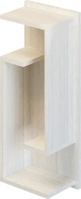 Produktbild von Baden Haus Wandregal Space BxHxT 30 x 75 x 20 cm weiß Rock