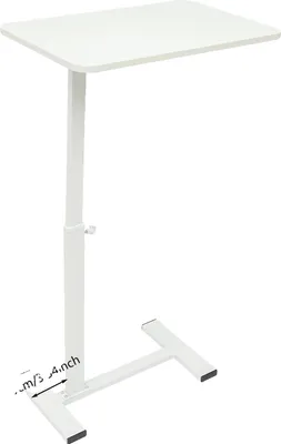 Produktbild von Nachttisch, höhenverstellbar, multifunktionales Design, WEISS