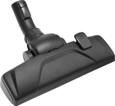 A close-up studio shot of a vacuum cleaner brush head.