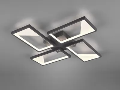 Produktbild von Ausgefallene LED Küchendeckenlampe für über Esstisch Esszimmerleuchte viereckig