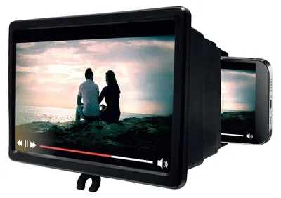 Image de Le Celly VISORE DA TAVOLO pour smartphone agrandit l'écran jusqu'à 8 pouces. Idéal pour les plus petits qui souhaitent regarder des vidéos depuis leur smartphone.