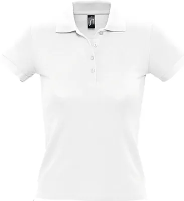 Produktbild von SOLS - "People" Poloshirt für Damen kurzärmlig PC319 (XL) (Weiß)