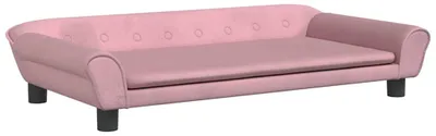 Immagine prodotto di vidaXL Letto per cani rosa 100x50x21 cm in velluto