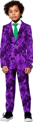 Produktbild von Boys The Joker Kostüm Anzug für Kinder - Halloween Kindergröße: 98-104