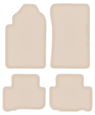 Produktbild von Velours-Fußmatten für SsangYong Rexton I 2001-2006 (SUV) – 4-tlg, Beige, passgenau – Wielganizator FORTUNA