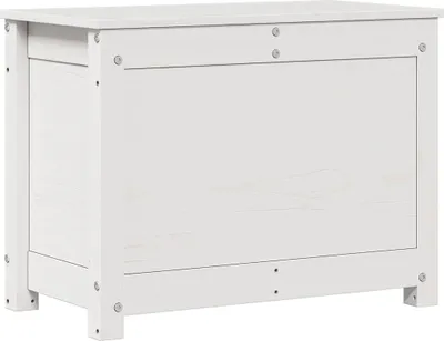 Obrázek produktu pro vidaXL Truhla bílá 60x32x45,5 cm Borovicový masiv