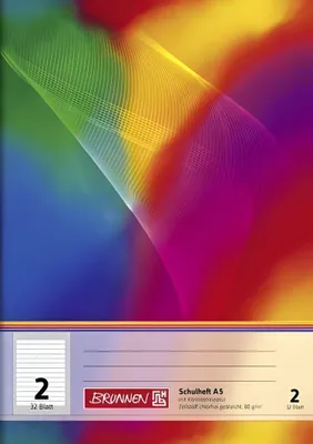 Produktbild von Brunnen Schulheft - DIN A5 - Lineatur 2 - 32 Blatt