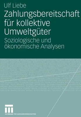 Obrázek produktu pro Zahlungsbereitschaft für kollektive Umweltgüter