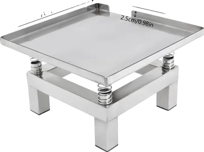 Produktbild von Betonvibrationstisch, Edelstahl, effiziente Leistung, Silber, EU-Stecker