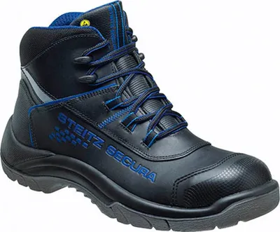 Produktbild von Steitz Secura Steitz ESD Sicherheitshalbstiefel S3 VX 7620 BAU PERBONAN Gr. 41 W XB