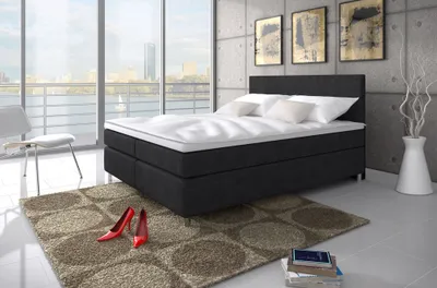 Produktbild von Polsterbett Betten Bett Polster Boxspringbett Design Hotel Doppel Luxus Design