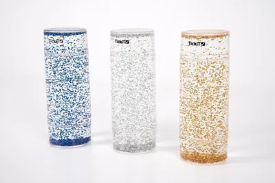 Obrázek produktu pro Tickit Sensory Glitter Storm Set, 3 rok/roky, Modrá, Zlato, Stříbrná