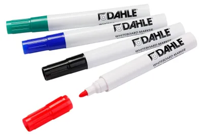 Produktbild von Dahle Whiteboard-Marker-Set 4 Farben, für Planungstafeln