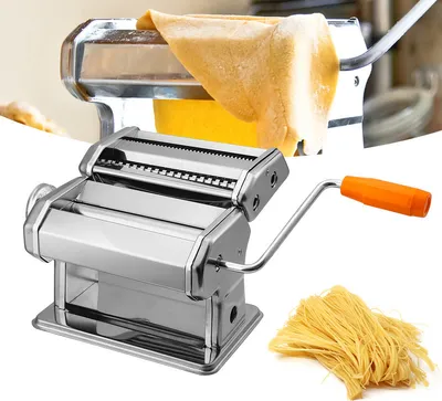 Obrázok produktu pre SWANEW Stroj na cestoviny z nehrdzavejúcej ocele Pastamaker Stroj na cestoviny pre čerstvé cestoviny Spaghetti Lasagne Tagliatelle